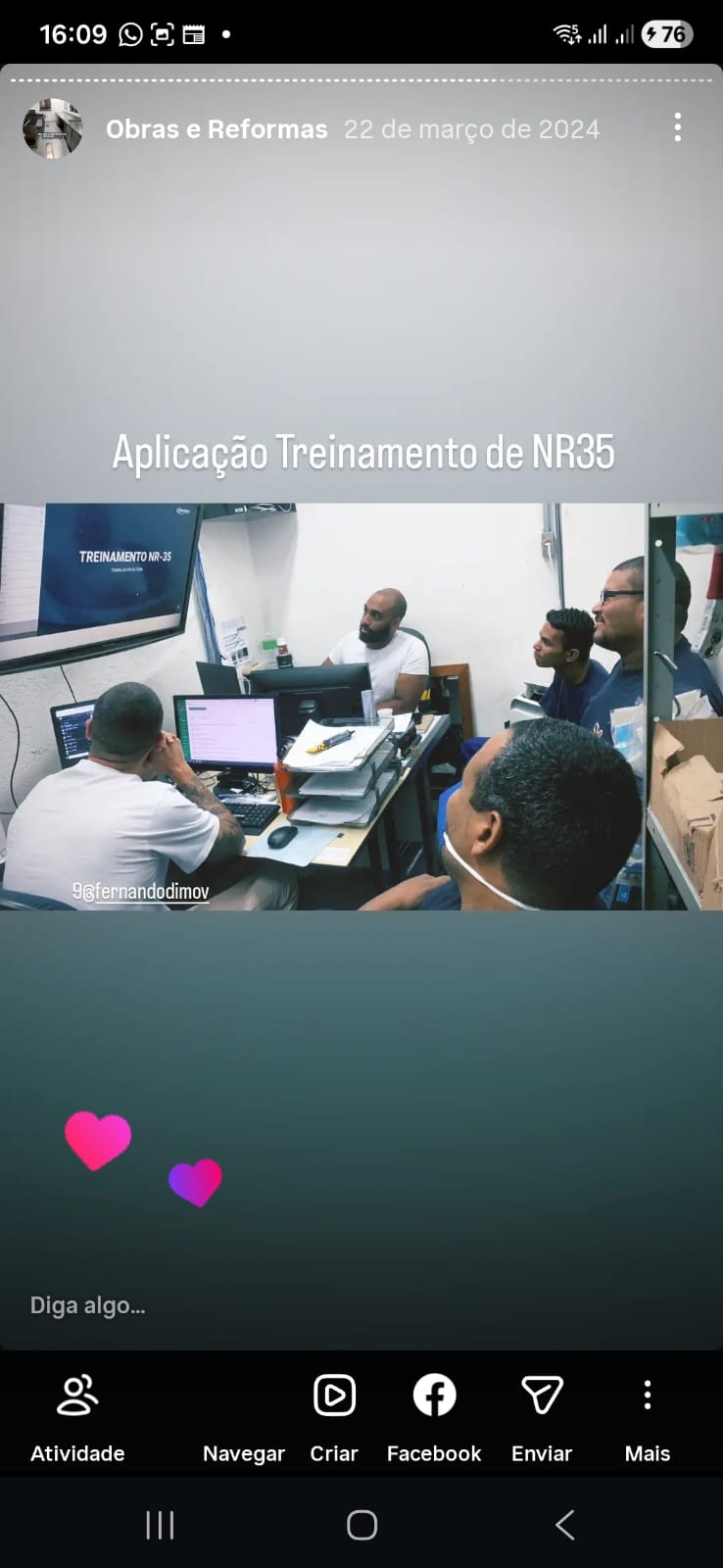 Obra InfraHard — registro 55